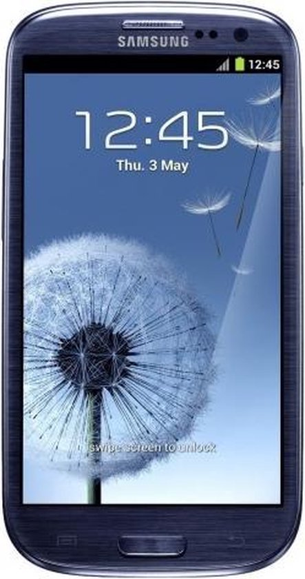 Samsung Galaxy S3 16GB, pebble blue, voorkant