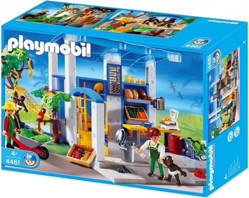 Playmobil Dierentuin Diervoederstation 4461, doos voorkant