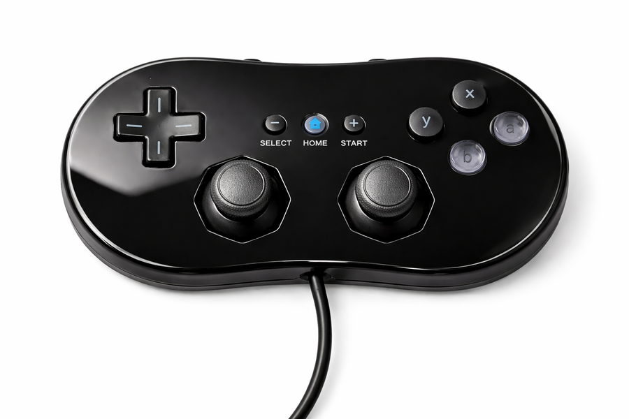 Algemeen-Classic Controller voor Wii - Zwart (Nieuw)