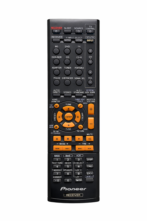 Pioneer-AXD7618 Originele Afstandsbediening voor Pioneer AV Receiver (VSX-321, VSX-322-K, VSX-421, VSX-421-K, VSX-520, HTP-071, HTB-421SP)-tweedehands
