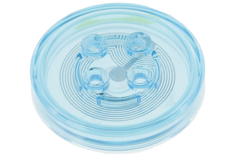 Gadget Algemeen - Losse Toy Tag - Doorzichtig Licht Blauw
