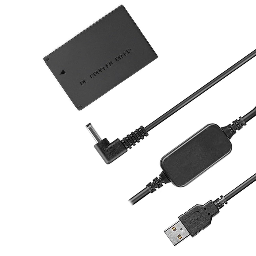 Raeisusp-DC Drive Cable / Dummy Batterij DR-E12 voor Canon EOS M, EOS M2, EOS M10, EOS M50, EOS M50 Mark II, EOS M100 en EOS M200-tweedehands