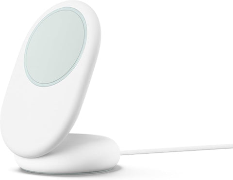 Google-Pixelsnap Qi2 Draadloze Oplader met Stand 25W voor Google Pixel en Qi2/Qi Apparaten (Snow/Fog) (Nieuw)