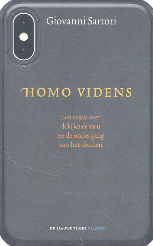 Homo Videns, Giovanni Sartori, boekomslag voorkant, tweedehands