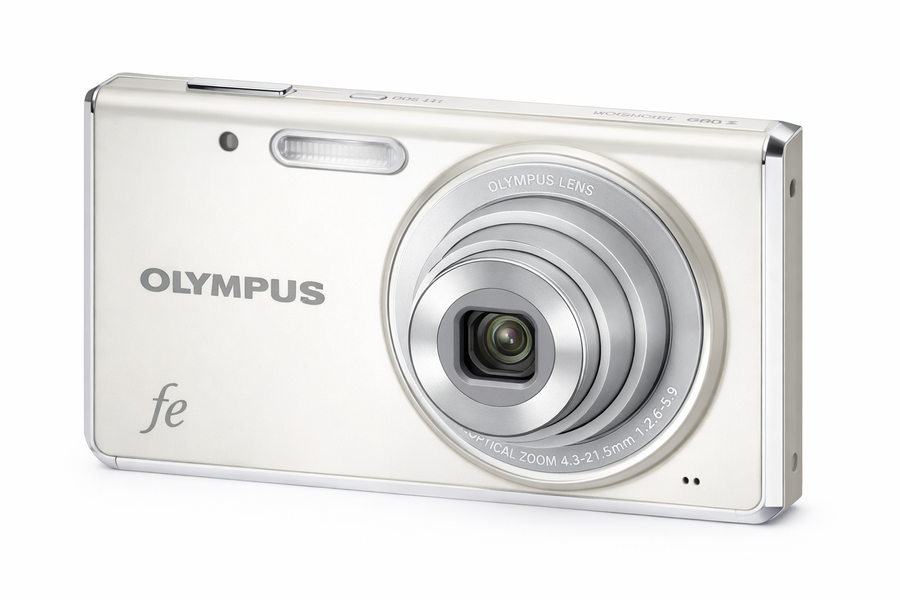 Olympus-FE-4040 Digitale Compact Camera - Wit (In doos)-tweedehands
