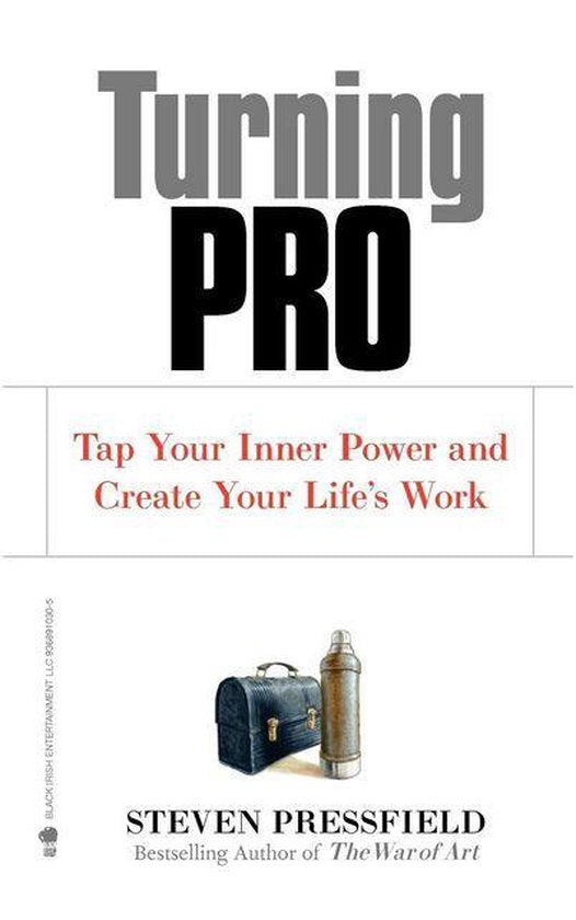 Turning Pro, Steven Pressfield, boekomslag voorkant, tweedehands