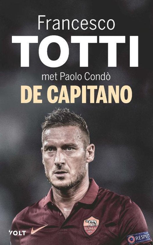 De capitano, Francesco Totti, boekomslag voorkant, tweedehands