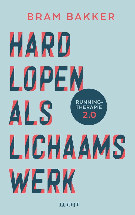 Hardlopen als lichaamswerk, Bram Bakker, boekomslag voorkant, tweedehands