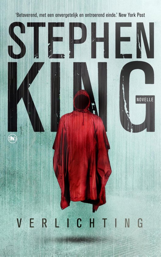 Verlichting, Stephen King, novelle, omslag met een figuur in een rode regencape, tweedehands