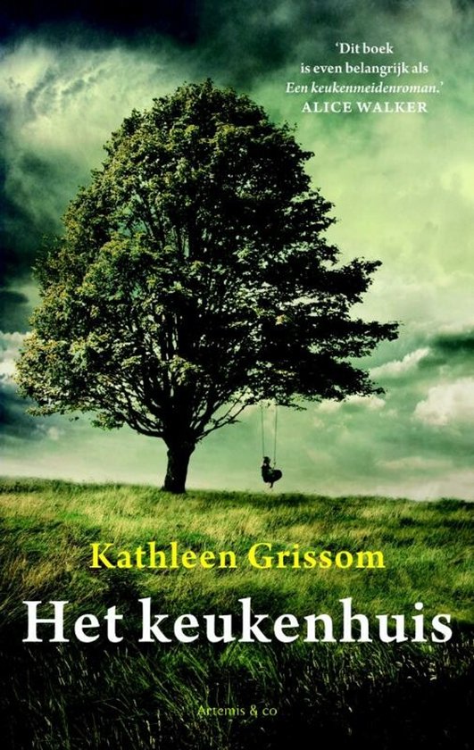 Het keukenhuis, Kathleen Grissom, omslag met een boom met een schommel, tweedehands