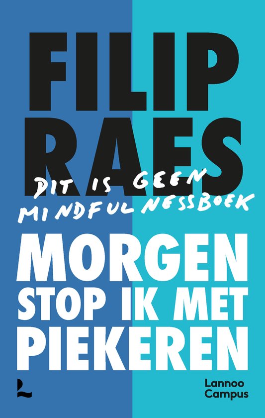 Boek-Morgen stop ik met piekeren-tweedehands
