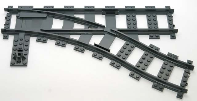 Wissel Trein Rails - Rechts