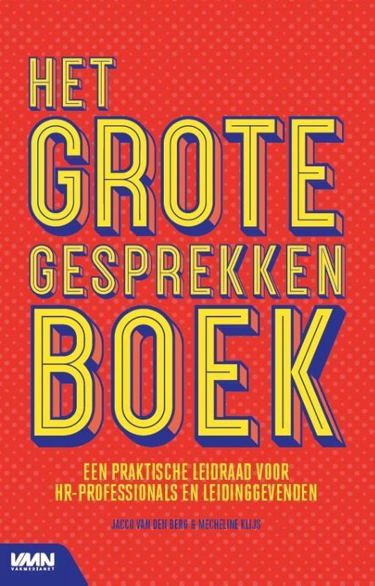 Het grote gesprekkenboek, Jacco van den Berg, boekomslag voorkant, tweedehands
