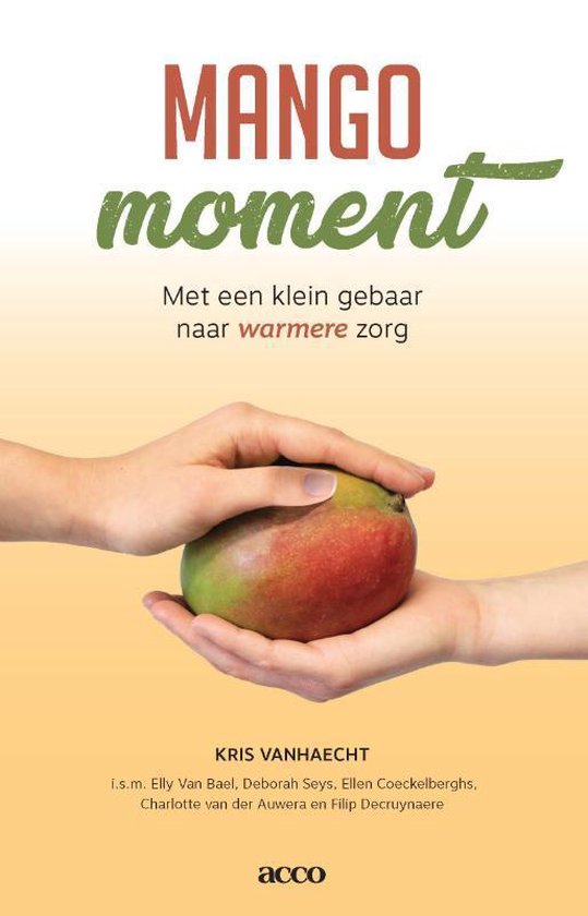 Mangomoment, Kris Vanhaecht, omslag met handen die een mango vasthouden, tweedehands