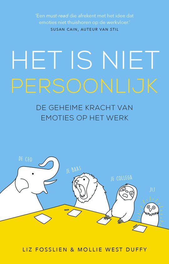 Het is niet persoonlijk