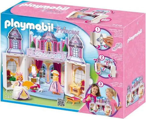 Playmobil-Speelbox Prinsessenprieel (Opvouwbaar met Sleutel) - 5419 (Nieuw)