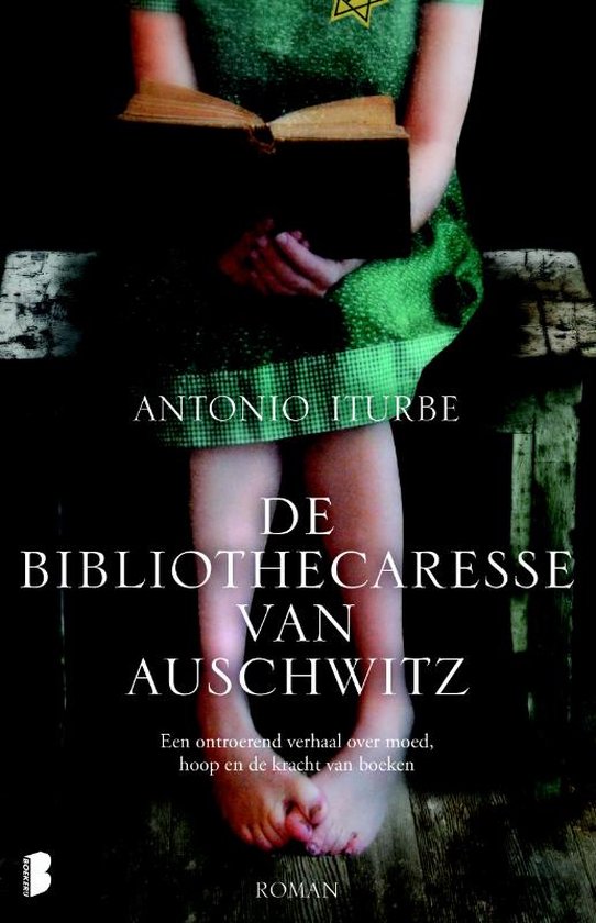 De bibliothecaresse van Auschwitz, Antonio Iturbe, boekomslag voorkant, tweedehands