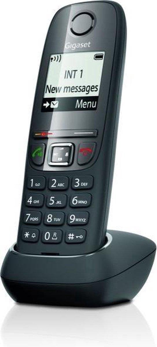 Gigaset-Draadloze Handset / Telefoon A475H met Lader voor Gigaset A475/A475A - Zwart (Let op: Alleen Handset met Lader) (Nieuw)