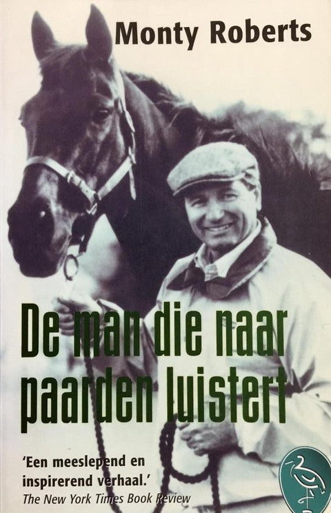 Boek-Man die naar paarden luistert (ooievaar)-tweedehands
