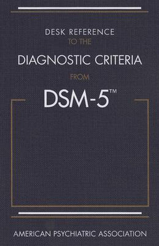 Boek-Desk Ref To The Diag Crit From DSM 5-tweedehands