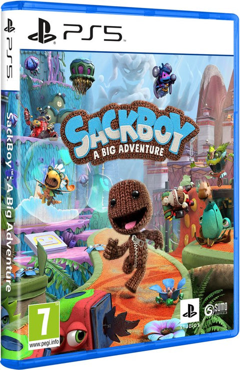 PlayStation 5 Sackboy: A Big Adventure, doos voorkant, tweedehands