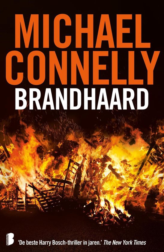 Brandhaard, Michael Connelly, boekomslag voorkant, tweedehands