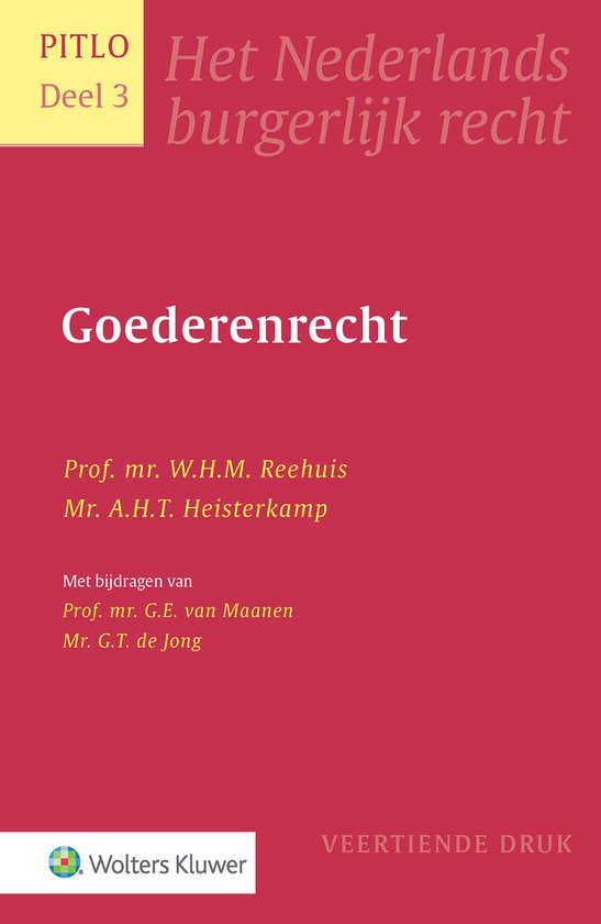 Boek-Pitlo 3 - Goederenrecht-tweedehands