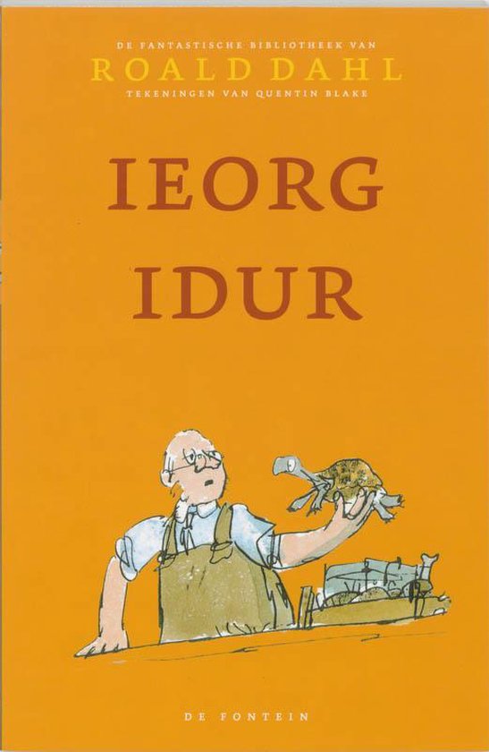 Ieorg Idur, Roald Dahl, oranje omslag met tekening van Quentin Blake, tweedehands