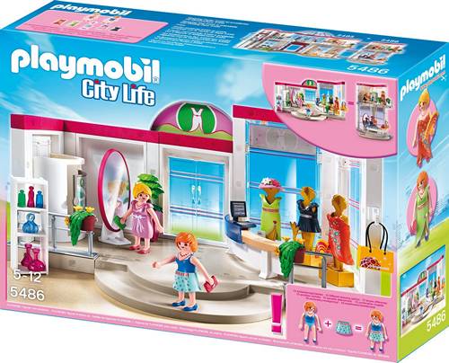 Playmobil City Life Kledingwinkel 5486, doos voorkant