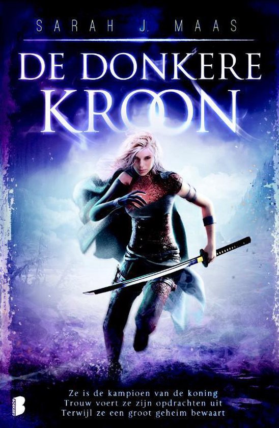 Boek-Glazen troon 2 - De donkere kroon-tweedehands