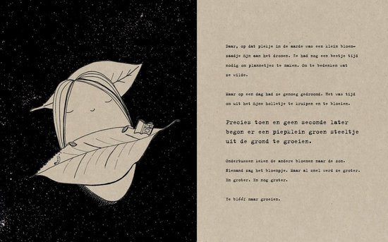 Boek-De bloem die de zon een kusje wilde geven-tweedehands