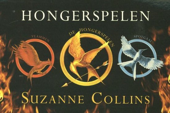 Boek-De Hongerspelen - De hongerspelen ; Vlammen ; Spotgaai-tweedehands