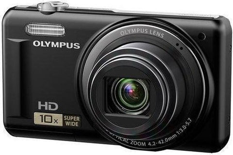 Olympus VR-310 digitale compactcamera, zwart, voorkant