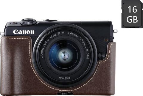 EOS M100 Systeemcamera + 15-45mm Lens - Zwart