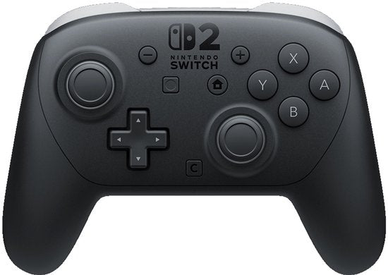 Nintendo Switch 2 Pro Controller, zwart, vooraanzicht, tweedehands
