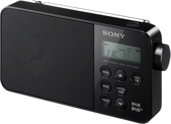 Sony XDR-S40DBP Draagbare DAB/FM Radio - Zwart