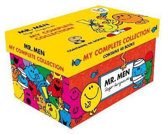 Mr. Men My Complete Collection boxset, Roger Hargreaves, doos met 48 boeken, tweedehands