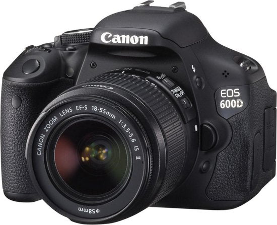 EOS 600D Spiegelreflexcamera + EF-S 18-55mm IS II Lens - Zwart