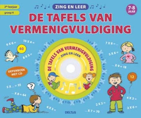 Zing en leer de tafels van vermenigvuldiging met CD