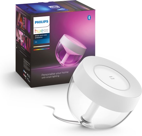 Hue White and Color Ambiance Iris Tafellamp - Wit