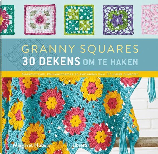 Boek-Granny squares - 30 dekens om te haken-tweedehands