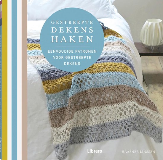 Boek-Gestreepte dekens haken-tweedehands