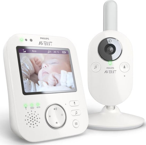Philips-Avent Geavanceerd Digitale Video Babyfoon - Wit (SCD630)-tweedehands