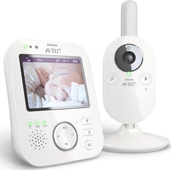 Philips-Avent Geavanceerd Digitale Video Babyfoon - Wit (SCD630)-tweedehands