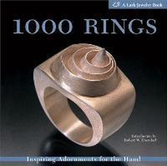 1000 Rings, Inspiring Adornments for the Hand, Marthe Le Van, zwarte omslag met een metalen ring, tweedehands