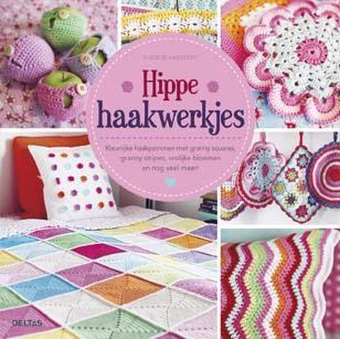 Boek-Hippe haakwerkjes-tweedehands