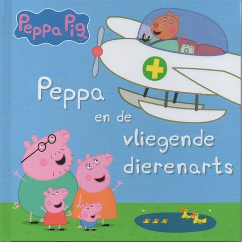 Peppa Pig - Peppa en de vliegende dierenarts - Voorleesboek met harde kaft