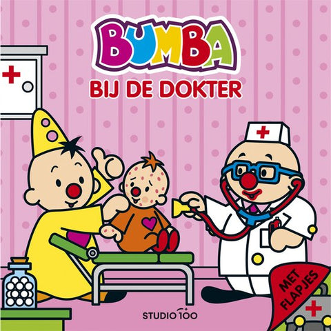 Boek-Bumba - Kartonboek met flapjes - Bij de dokter-tweedehands