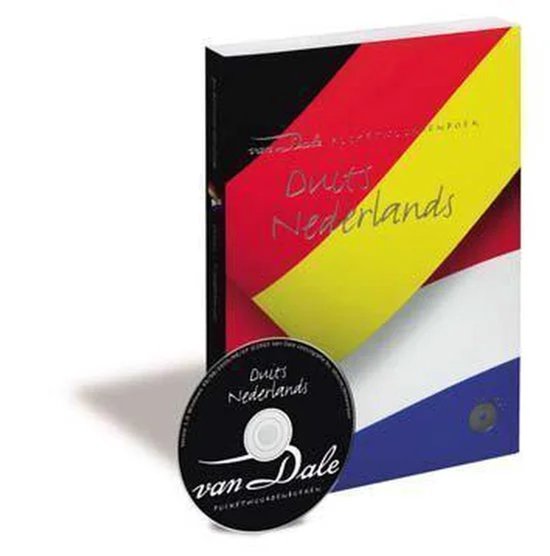 Van Dale Pocketwoordenboek Duits Nederlands, J.V. Zambon, met cd-rom, omslag met Duitse en Nederlandse vlag, tweedehands