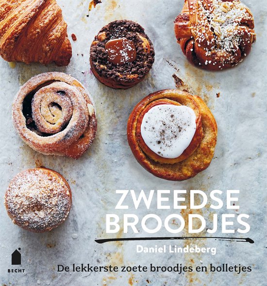 Zweedse broodjes, Daniel Lindeberg, boekomslag voorkant met zoete broodjes, tweedehands